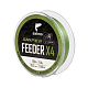 Aukla pītā Salmo Sniper X4 FEEDER BRAID Army Green 150
