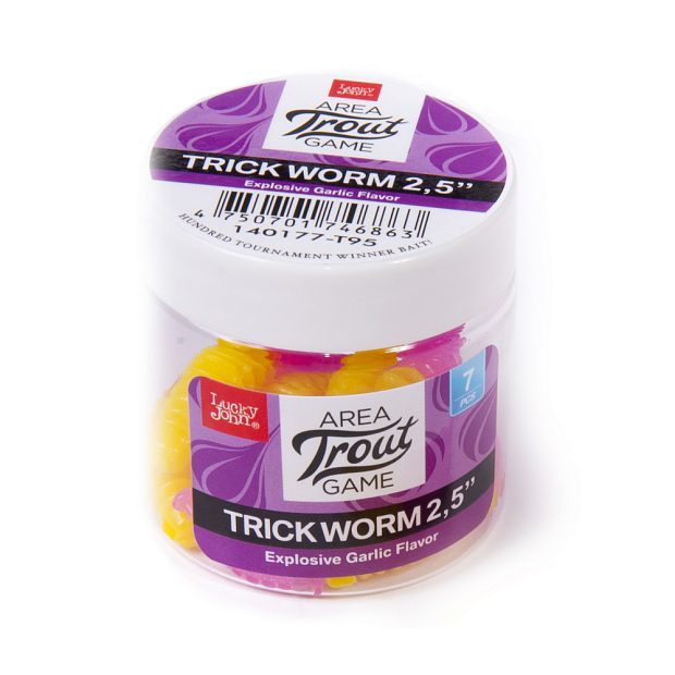 Tārpi Lucky John Pro Series TRICK WORM 2.5