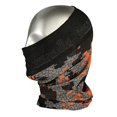 Bandana NORFIN Pelēka/Oranža