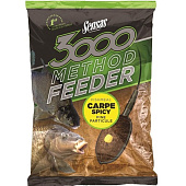 Barība Sensas 3000 METHOD FEEDER CARP SPICY