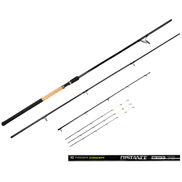 Fīdermakšķere Feeder Concept DISTANCE BLACK 70