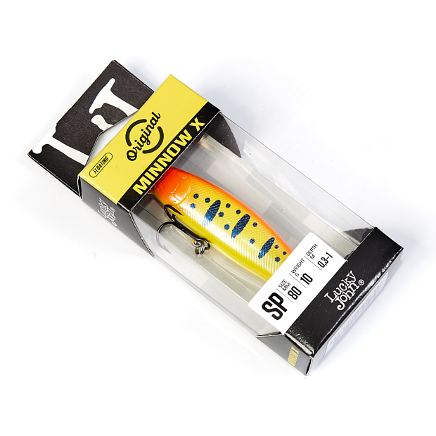Vobleris Lucky John Original MINNOW X 8SP
