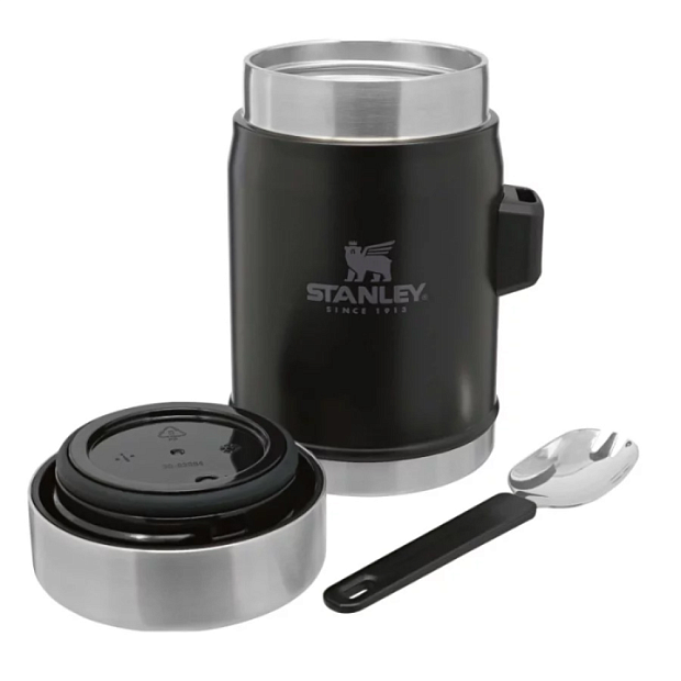 Termoss ēdienu Stanley THE LEGENDARY CLASSIC 0,4L Matēti melns