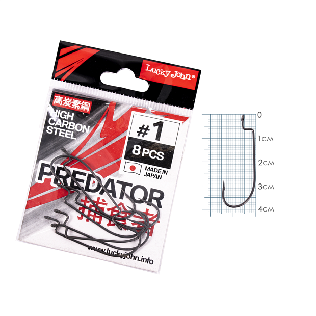Āķi ofseta Lucky John PREDATOR LJH340