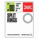 Riņķi Lucky John SPLIT RINGS