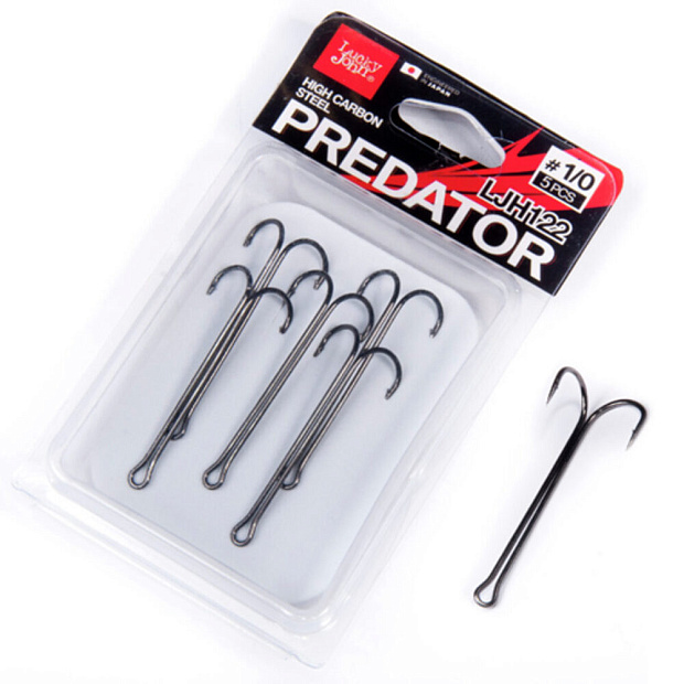 Āķi divžuburu Lucky John PREDATOR LJH122