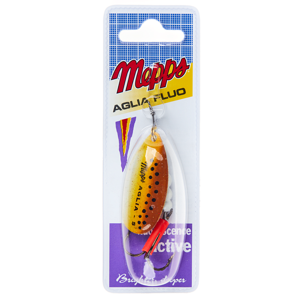 Vizulis Mepps AGLIA FLUO Brown/Gold #5 (13g)