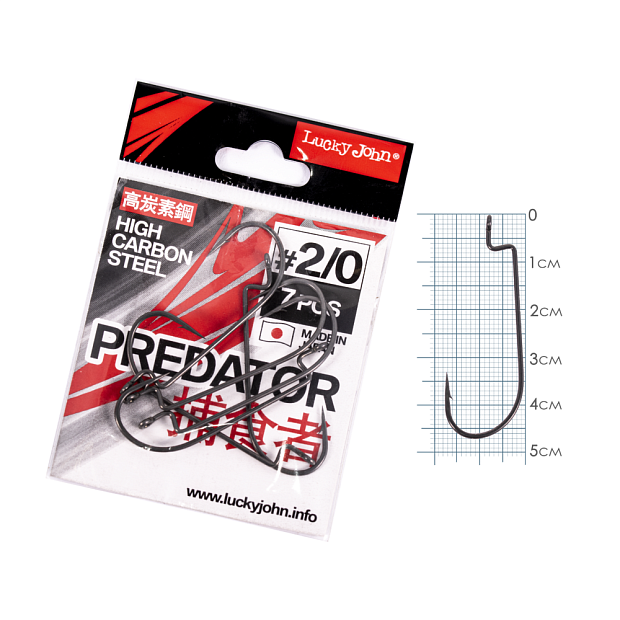 Āķi ofseta Lucky John PREDATOR LJH340
