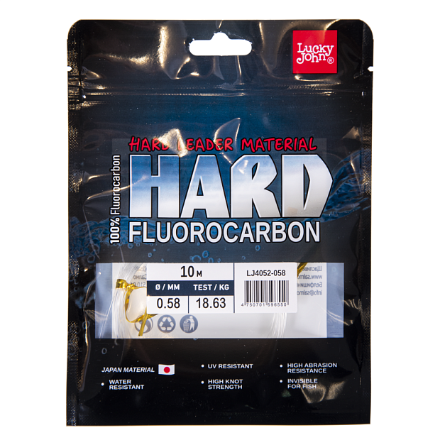 Aukla fluorokarbona Lucky John HARD FLUOROCARBON