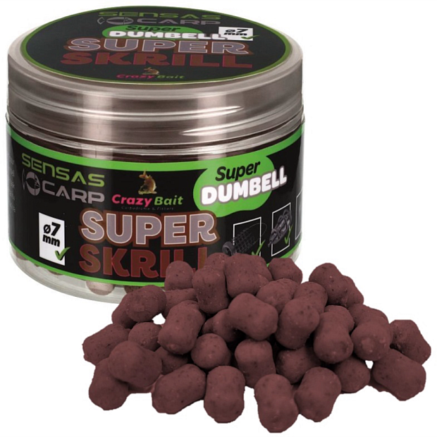 Dumbeļi Sensas SUPER DUMBELL Super Krill 7mm