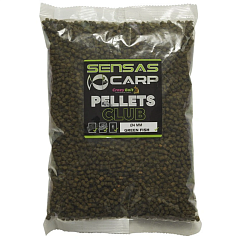 Pelletes Sensas Club Pellets GREEN FISH 4mm