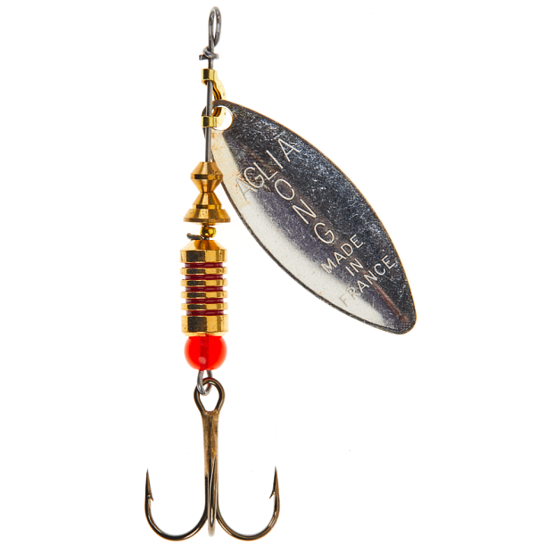 Vizulis Mepps AGLIA LONG Redbow/Silver #2 (7g)