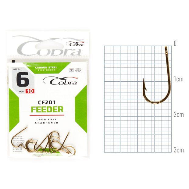 Āķi Cobra FEEDER CLASSIC CF201