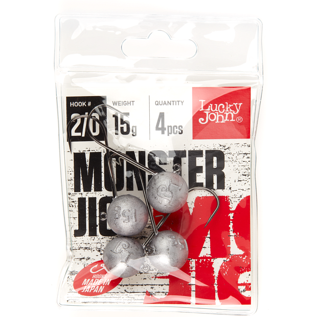 Džiggalvas Lucky John MONSTER JIG #2/0 4gab.
