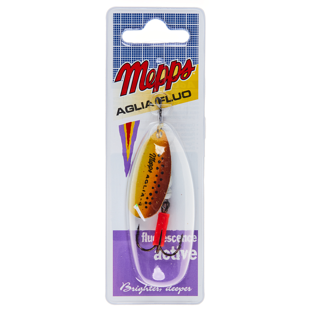 Vizulis Mepps AGLIA FLUO Brown/Gold #4 (9g)