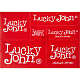 Uzlīmes LUCKY JOHN A4 matētas