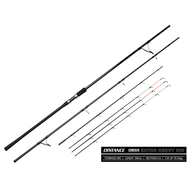 Fīdermakšķere Feeder Concept DISTANCE BLACK EXTRA HEAVY 210