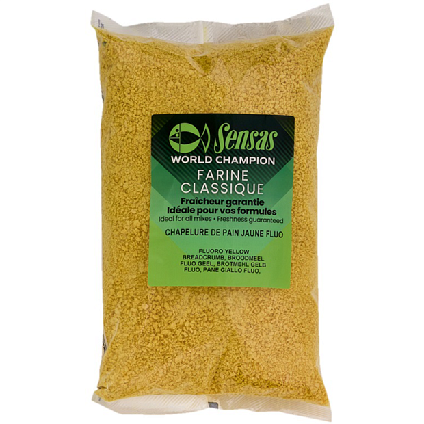Barības piedeva Sensas FLUO YELLOW BREADCRUMB