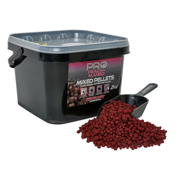 Pelletes Starbaits Pro PEACH-MANGO Mixed Pellets 2kg