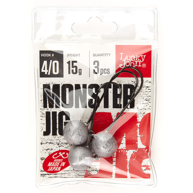 Džiggalvas Lucky John MONSTER JIG #4/0 3gab.