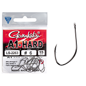 Āķi Gamakatsu A1 LS-2263 EYED HOOKS BLACK