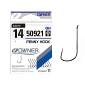 Āķi Owner PENNY HOOK BLACK CHROME