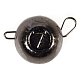 Volframa ausaines Lucky John TUNGSTEN JIG BALL Black Nickel