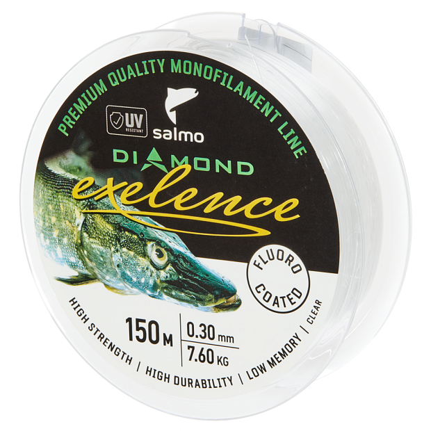 Aukla monofīlā Salmo Diamond EXELENCE FLUORO COATED Clear 150