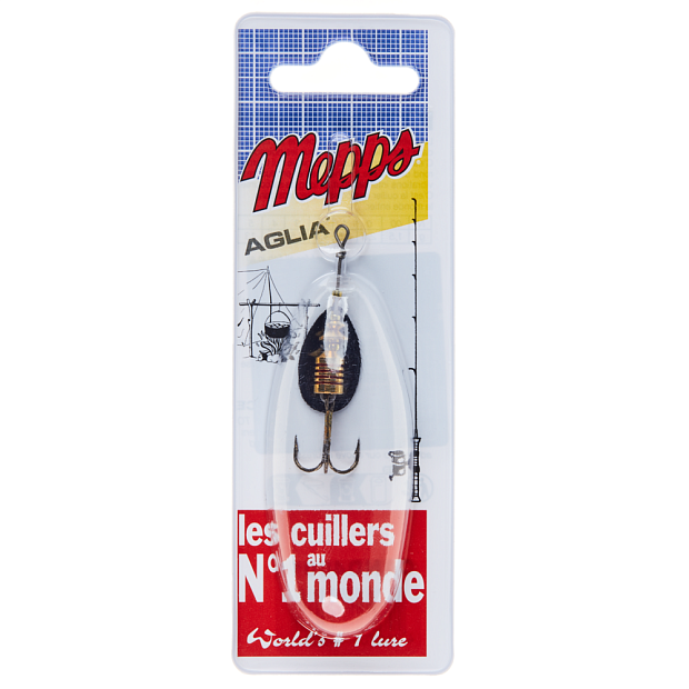 Vizulis Mepps AGLIA Black #1 (3,5g)