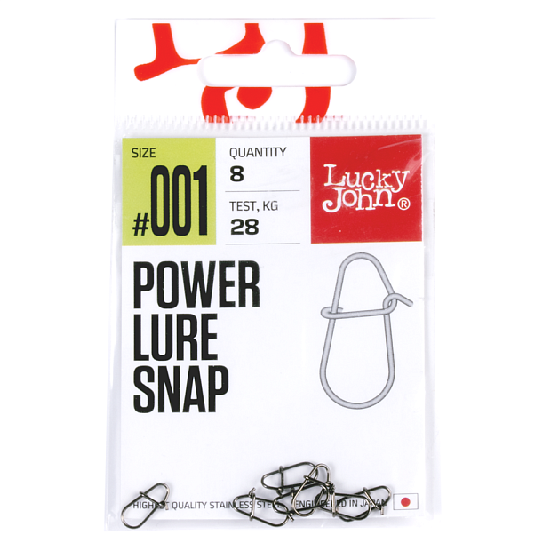 Karabīnes Lucky John POWER LURE SNAP