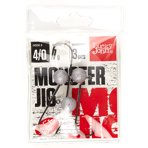 Džiggalvas Lucky John MONSTER JIG #4/0 3gab.