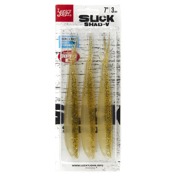 Vibroastes Lucky John 3D Series SLICK SHAD-V 7.0