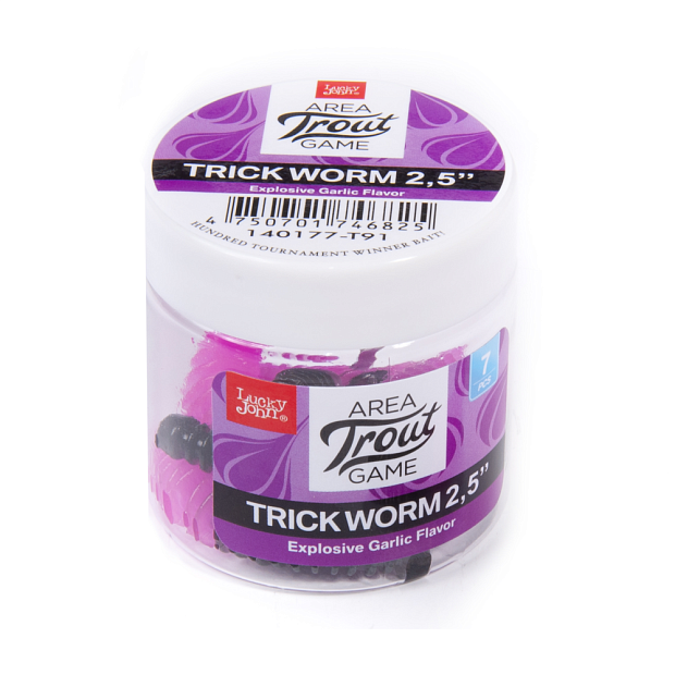 Tārpi Lucky John Pro Series TRICK WORM 2.5