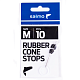 Gumijas stoperi Salmo RUBBER CONE STOPS