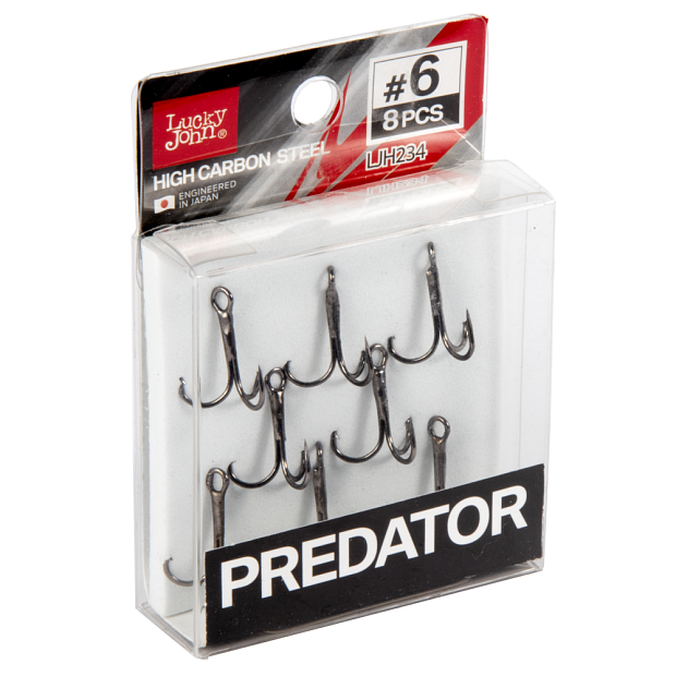 Āķi trīsžuburu Lucky John PREDATOR LJH234