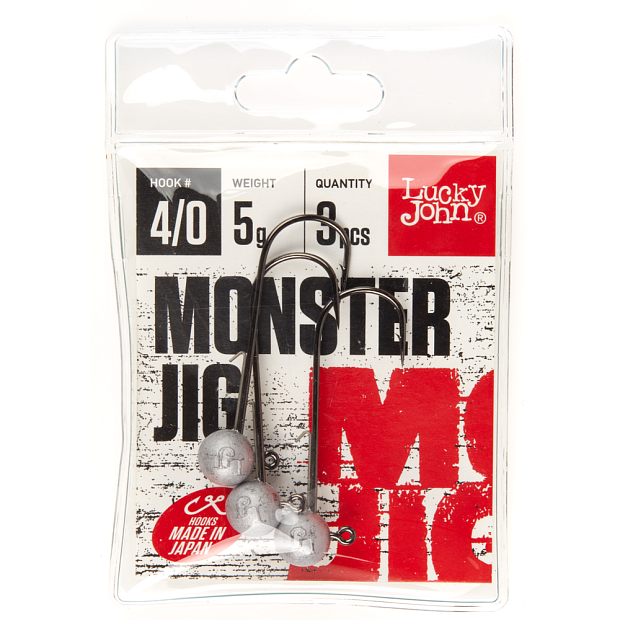 Džiggalvas Lucky John MONSTER JIG #4/0 3gab.