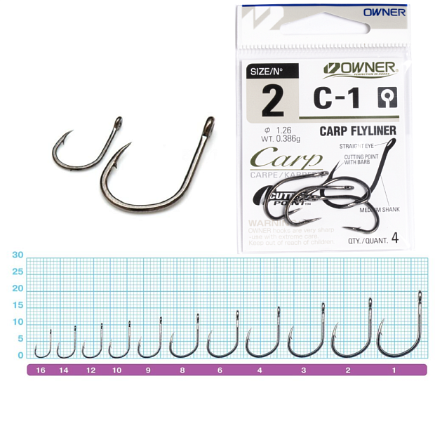 Āķi Owner CARP ISEAMA w/EYE C-5