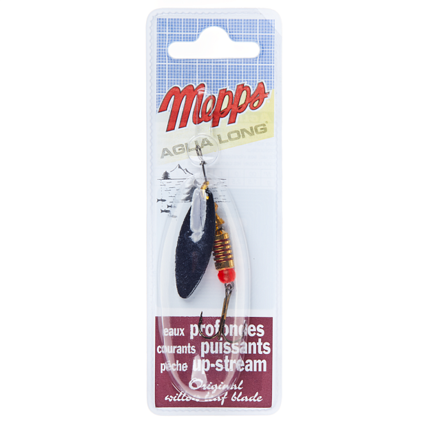 Vizulis Mepps AGLIA LONG Black #1+ (6g)