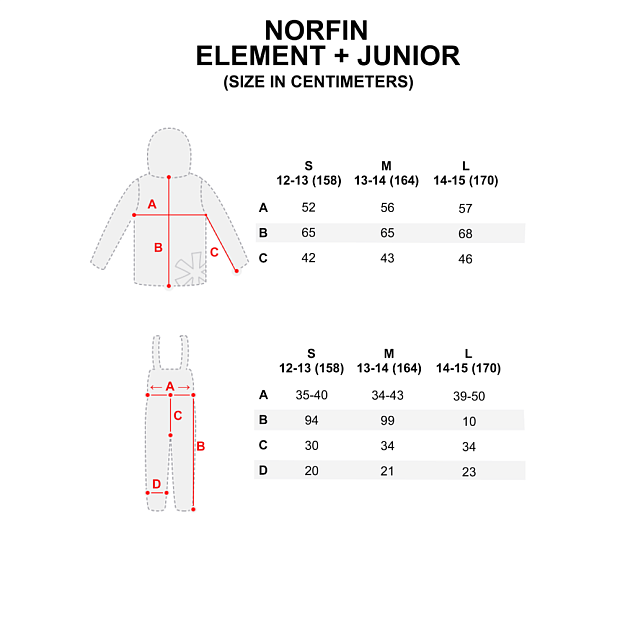 Kostīms ziemas Norfin ELEMENT + JUNIOR