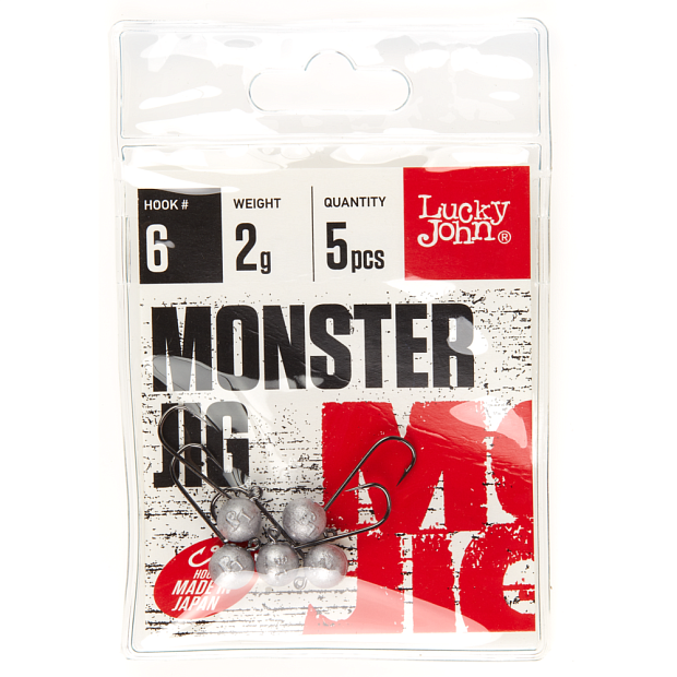 Džiggalvas Lucky John MONSTER JIG #6 5gab.