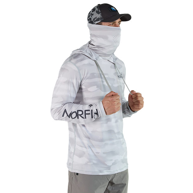 Krekls Norfin SUN PRO GUARD HOODIE Gray