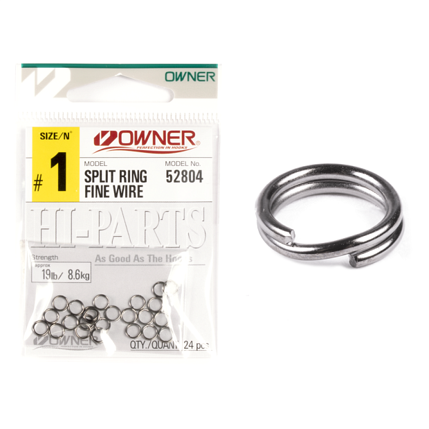 Riņķi Owner SPLIT RING FINE WIRE