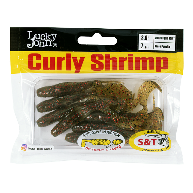 Tvisteri Lucky John Pro Series CURLY SHRIMP 3.0