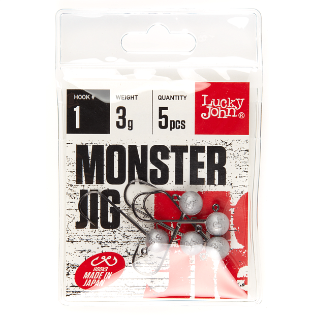 Džiggalvas Lucky John MONSTER JIG #1 5gab.