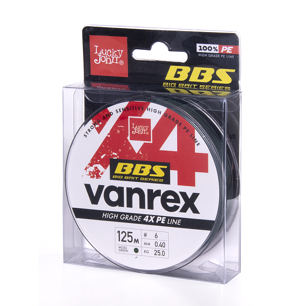 Aukla pītā Lucky John Vanrex BBS х4 Moss Green