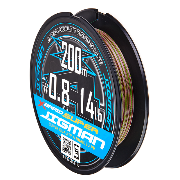 Aukla pītā YGK X-BRAID SUPER JIGMAN X4 200M