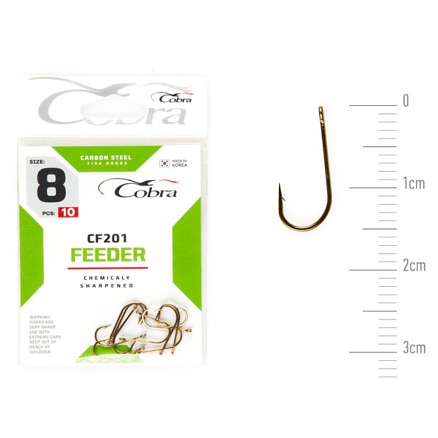 Āķi Cobra FEEDER CLASSIC CF201