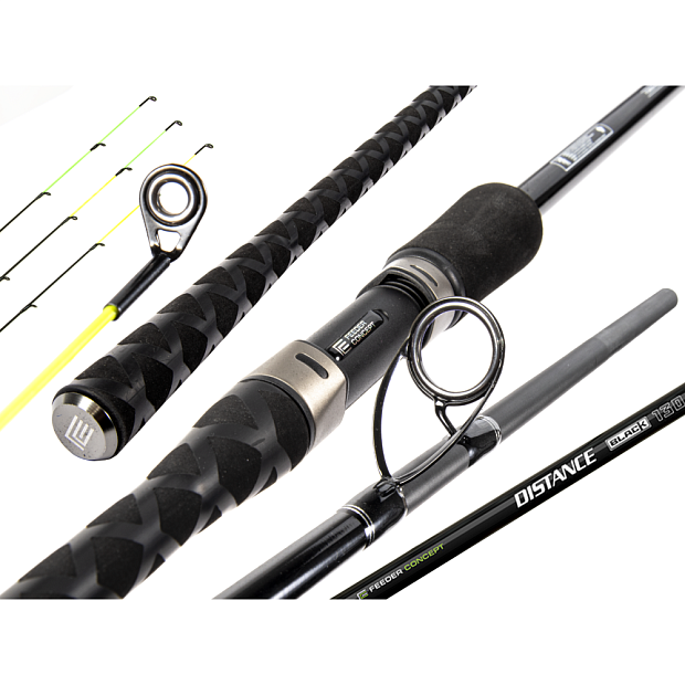 Fīdermakšķere Feeder Concept DISTANCE BLACK 130