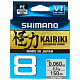 Aukla pītā Shimano KAIRIKI 150 Steel Gray