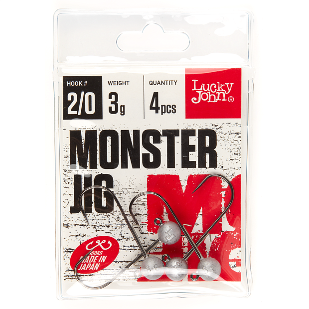 Džiggalvas Lucky John MONSTER JIG #2/0 4gab.